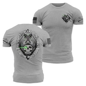 NO QUARTER T-SHIRT – DARK HEATHER GRAY