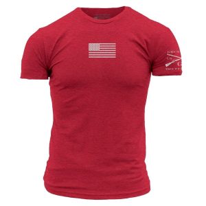 FREEDOM FLAG T-SHIRT – RED