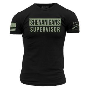 SHEIGANS SUPERVISOR T-SHIRT – BLACK