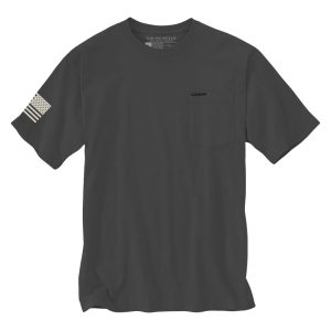 BASIC HEAVYWEIGHT POCKET T-SHIRT – CHARCOAL