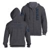 NURSE DEFINED FULL-ZIP HOODIE – DARK HEATHER GRAY