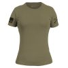 BASIC T-SHIRT WOMEN’S SLIM FIT – MILITARY GREEN