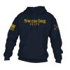 SWEARING HELPS HOODIE – NAVY