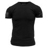 BASIC T-SHIRT GHOST GRAY – BLACK