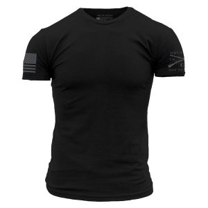 BASIC T-SHIRT GHOST GRAY – BLACK