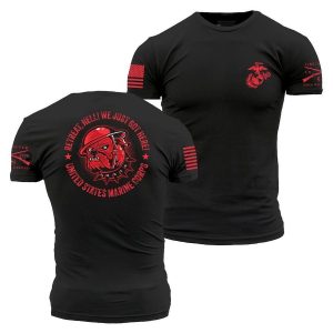 USMC – RETREAT, HELL T-SHIRT – BLACK