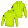 BASIC HOODIE SAFETY GREEN 2 PACK