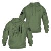1776 FLAG HOODIE – MILITARY GREEN