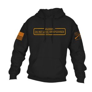 NEEDS SUPERVISION HOODIE – BLACK