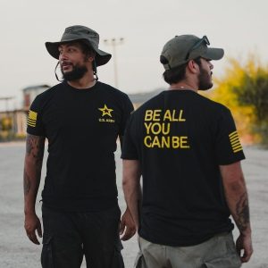 ARMY BE ALL YOU CAN BE T-SHIRT – BLACK