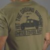 ARMY HIT THE GROUND RUNNING T-SHIRT – MILITARY GREEN
