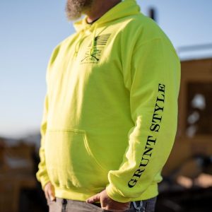 BASE HOODIE – SAFETY GREEN
