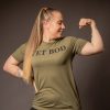 WOMEN’S VET BOD BOYFRIEND FIT T-SHIRT – MILITARY GREEN