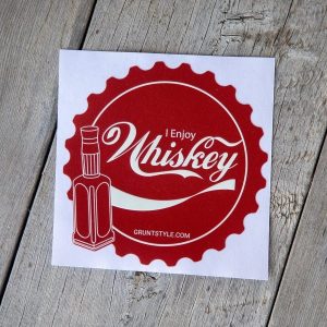I ENJOY WHISKEY STICKER
