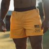 MEN’S TRAINING SHORTS – ORANGE CRUSH