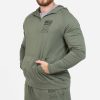 MEN’S ALL-DAY 1/4 ZIP HOODIE – HEATHER MILITARY GREEN