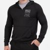 MEN’S ALL-DAY 1/4 ZIP HOODIE – HEATHER BLACK