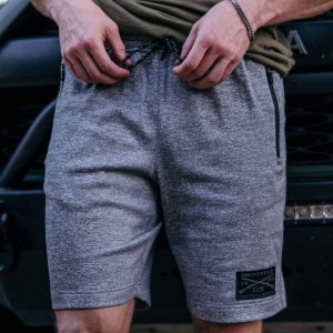 MEN’S COMMANDO FLEECE SHORTS – GREY
