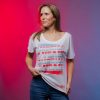 WOMEN’S AMERICA F*CK YEAH SLOUCHY FIT T-SHIRT – WHITE