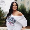 WOMEN’S SEASONED PATRIOT SLOUCHY FIT T-SHIRT – WHITE
