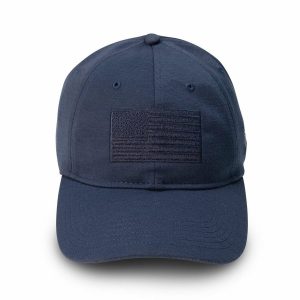 BLACKOUT FLAG STRETCH FIT HAT – NAVY