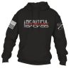 WOMEN’S BEAUTIFUL BADASS HOODIE 2.0 – BLACK