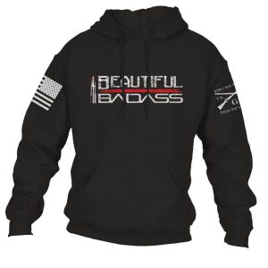 WOMEN’S BEAUTIFUL BADASS HOODIE 2.0 – BLACK
