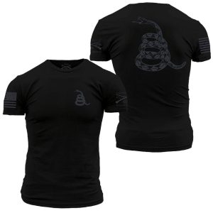 DON’T TREAD ON ME CONCEALED GADSDEN T-SHIRT- BLACK