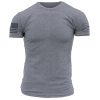 BASIC T-SHIRT – DARK HEATHER GREY
