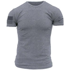 BASIC T-SHIRT – DARK HEATHER GREY