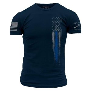 BLUE LINE FLAG T-SHIRT – NAVY