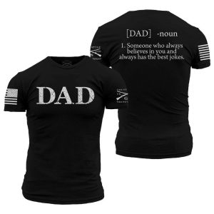 DAD DEFINED T-SHIRT – BLACK
