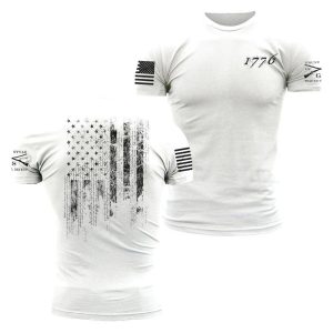 1776 FLAG T-SHIRT – WHITE
