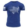 AMERICAN ACID T-SHIRT – ROYAL BLUE