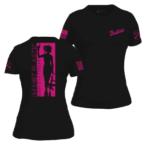 WOMEN’S FULLY LEADED SLIM FIT T-SHIRT – BLACK
