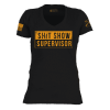 WOMEN’S SH*T SHOW SUPERVISOR V-NECK – BLACK