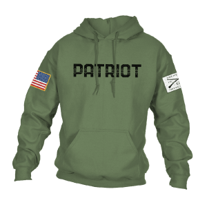 PATRIOT HOODIE – MILITARY GREEN