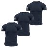 BASIC T-SHIRTS – NAVY – 3 PACK