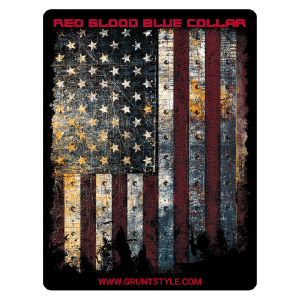 RED BLOOD BLUE COLLAR? STICKER