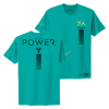 WOMEN’S MADE FOR POWER BOYFRIEND FIT T-SHIRT – HEATHER AQUA