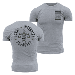 GRUNT STYLE FOUNDATION ADVOCACY T-SHIRT – DARK HEATHER GRAY