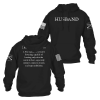 HUSBAND DEFINED HOODIE – BLACK