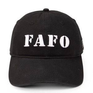 FAFO DAD HAT – BLACK