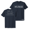 WOMEN’S NURSE DEFINED BOYFRIEND FIT T-SHIRT – MIDNIGHT NAVY
