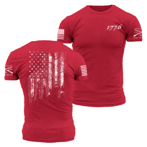 1776 FLAG T-SHIRT – RED
