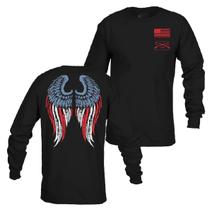 WOMEN’S FREEDOM ANGEL LONG SLEEVE – BLACK