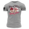 BLAZE OF FREEDOM T-SHIRT – DARK HEATHER GRAY