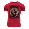 NEVER FORGET NEVER FORGIVE T-SHIRT – RED