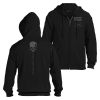 STRENGTH THROUGH SUFFERING FULL-ZIP HOODIE – BLACK