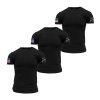 USA FLAG BASIC T-SHIRTS – BLACK – 3 PACK
